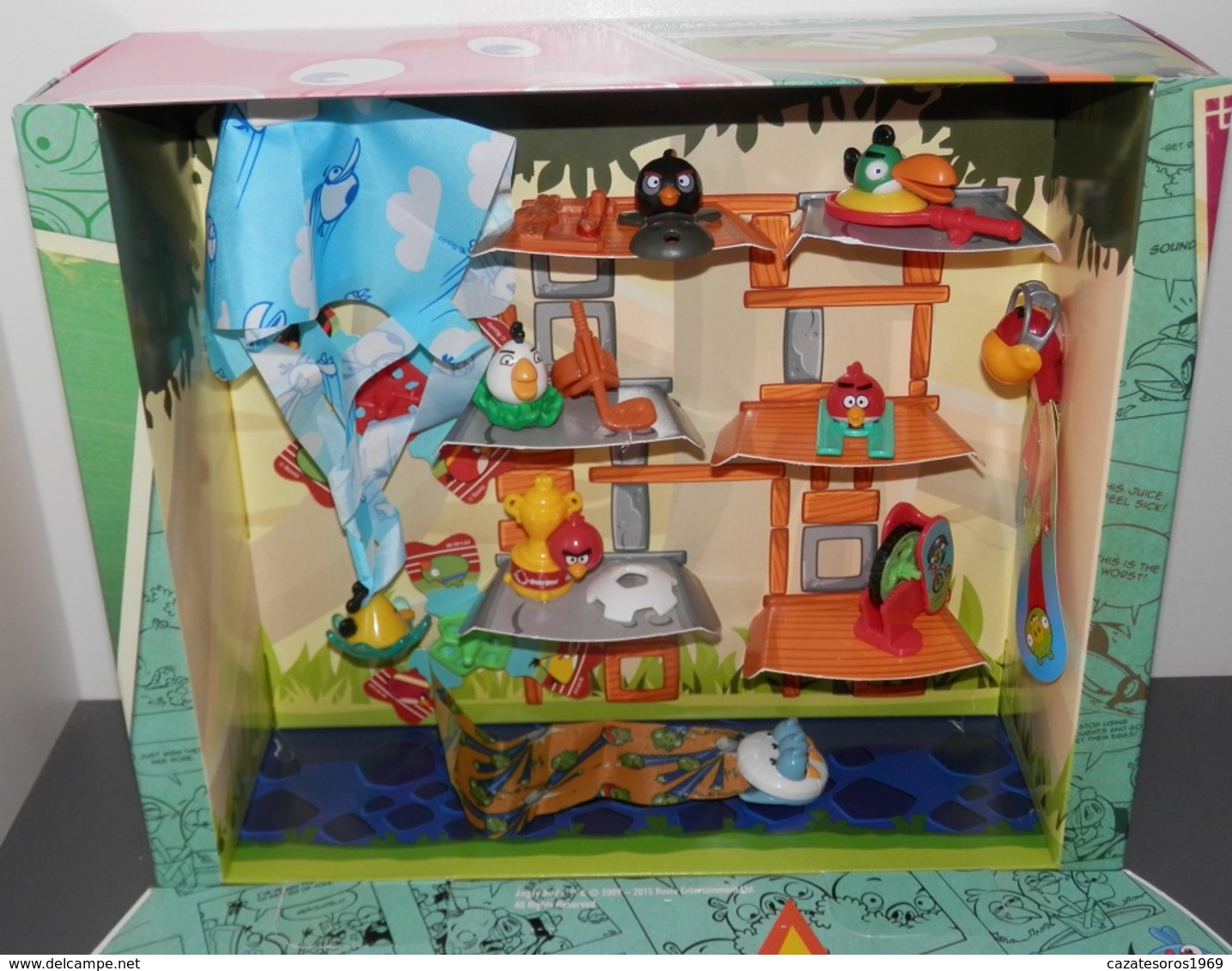 DIORAMA  KINDER SUPRISE - ANGRY BIRDS - Monoblocs