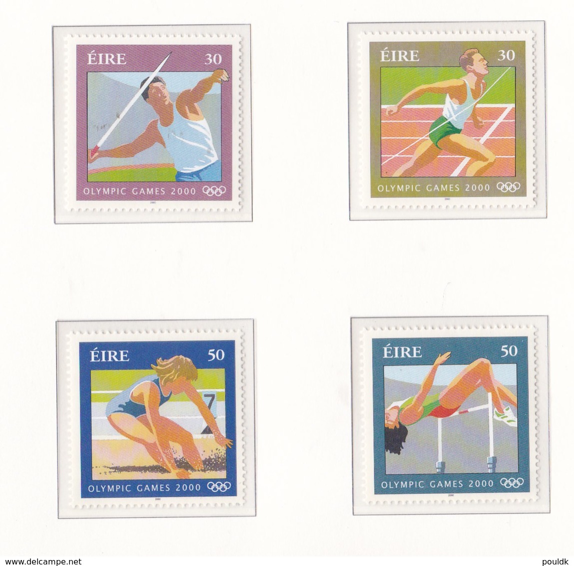 Ireland 2000 Sydney Olympic Games 4 Stamps MNH/** (G30A) - Verano 2000: Sydney