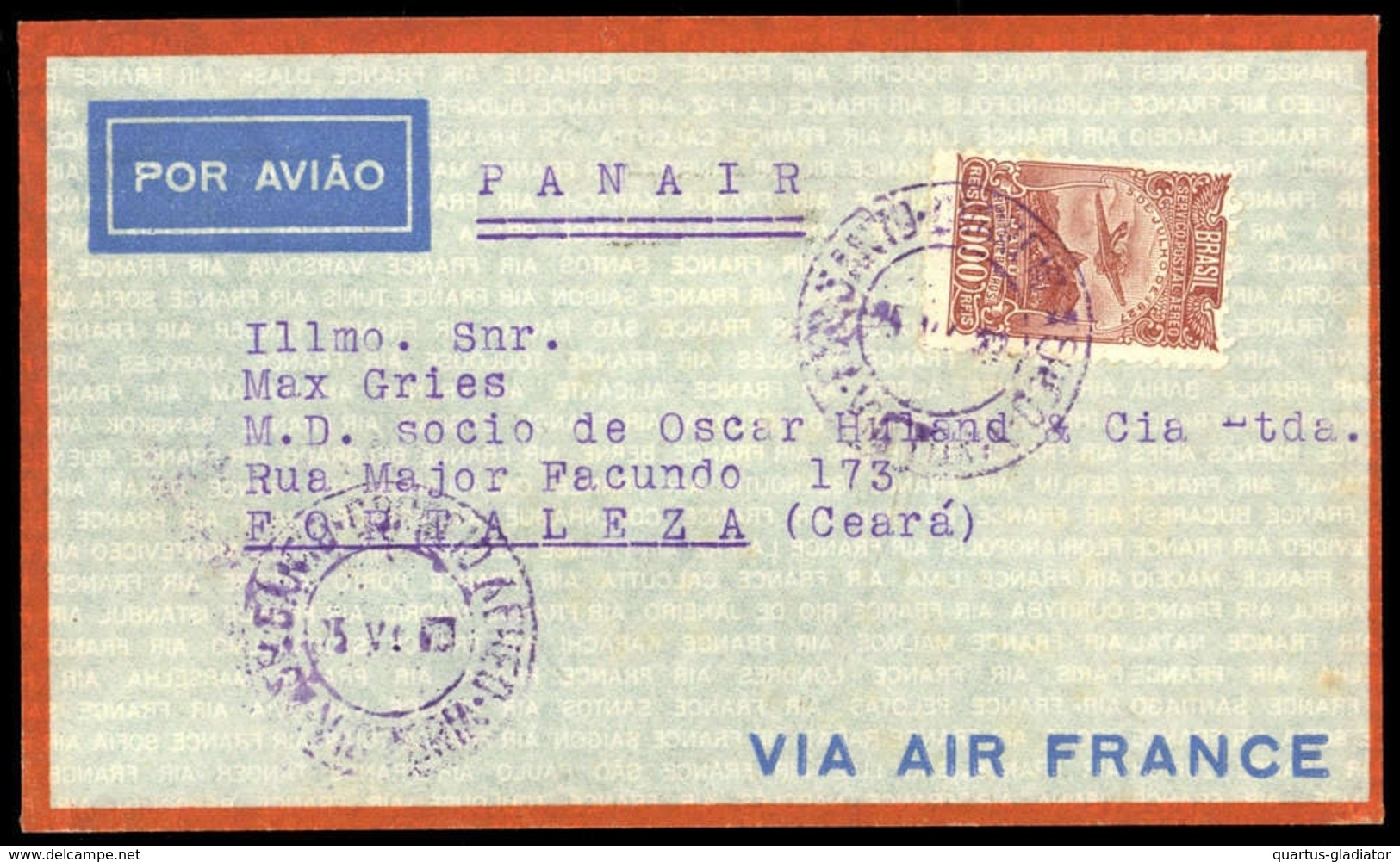 1934, Brasilien, 402, Brief - Sonstige & Ohne Zuordnung