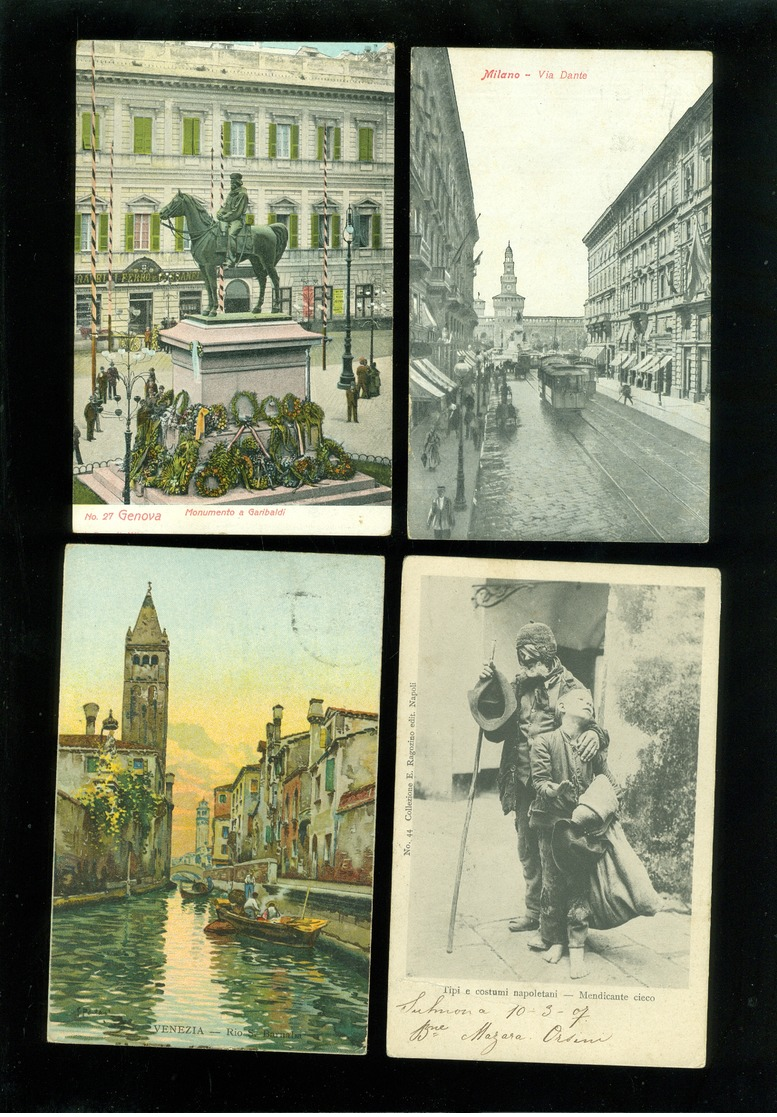 Beau lot de 60 cartes postales d' Italie  Italia  Italy      Mooi lot van 60 postkaarten van Italië - 60 scans