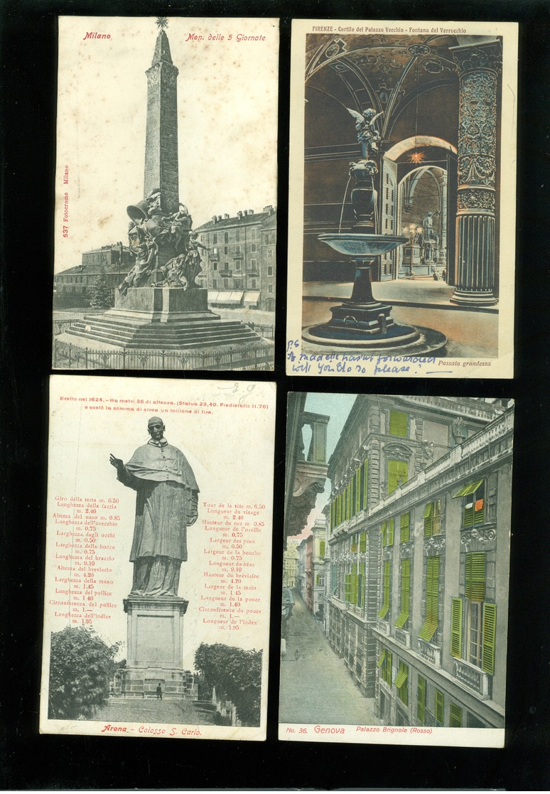 Beau lot de 60 cartes postales d' Italie  Italia  Italy      Mooi lot van 60 postkaarten van Italië - 60 scans