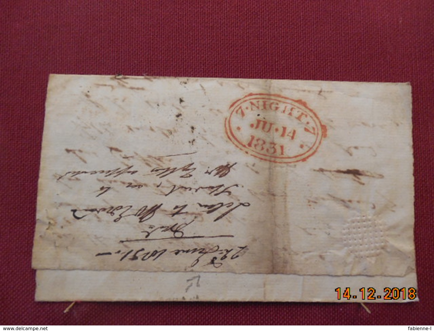 Lettre De Grande Bretagne De 1831 A Destination De St Jamess - ...-1840 Voorlopers