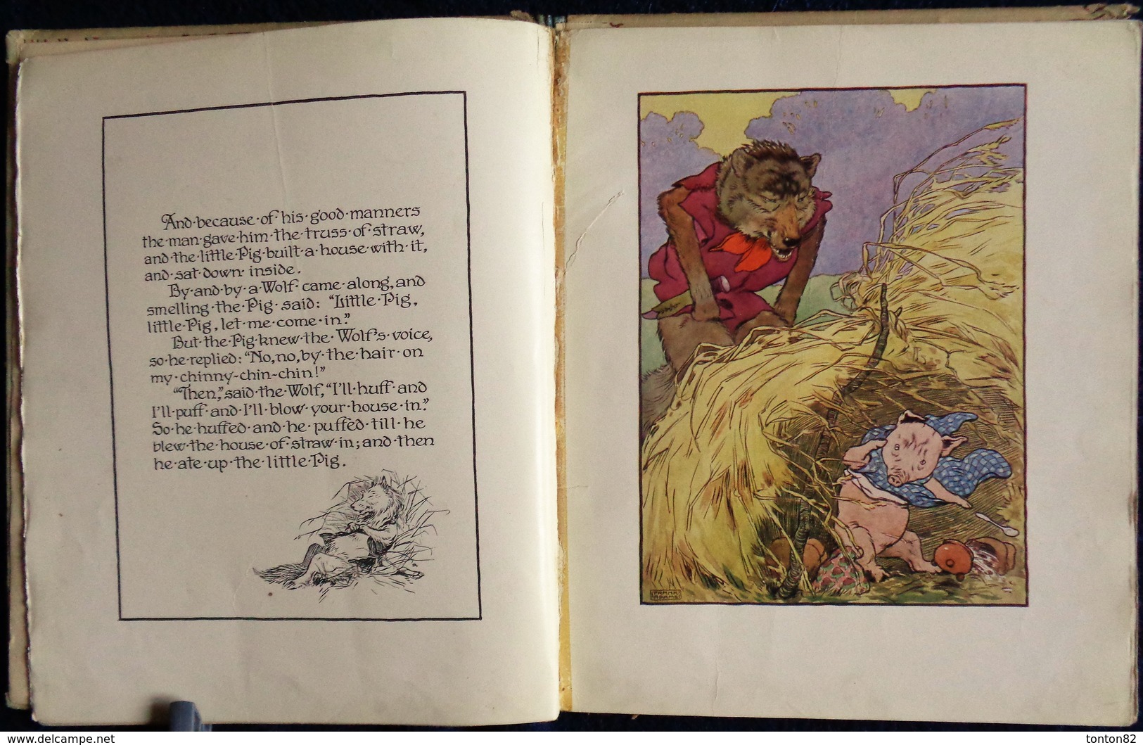 The Three Little PIGS - Illustrated By Frank-Adams - Blackie & Son : Limited . - Bilderbücher