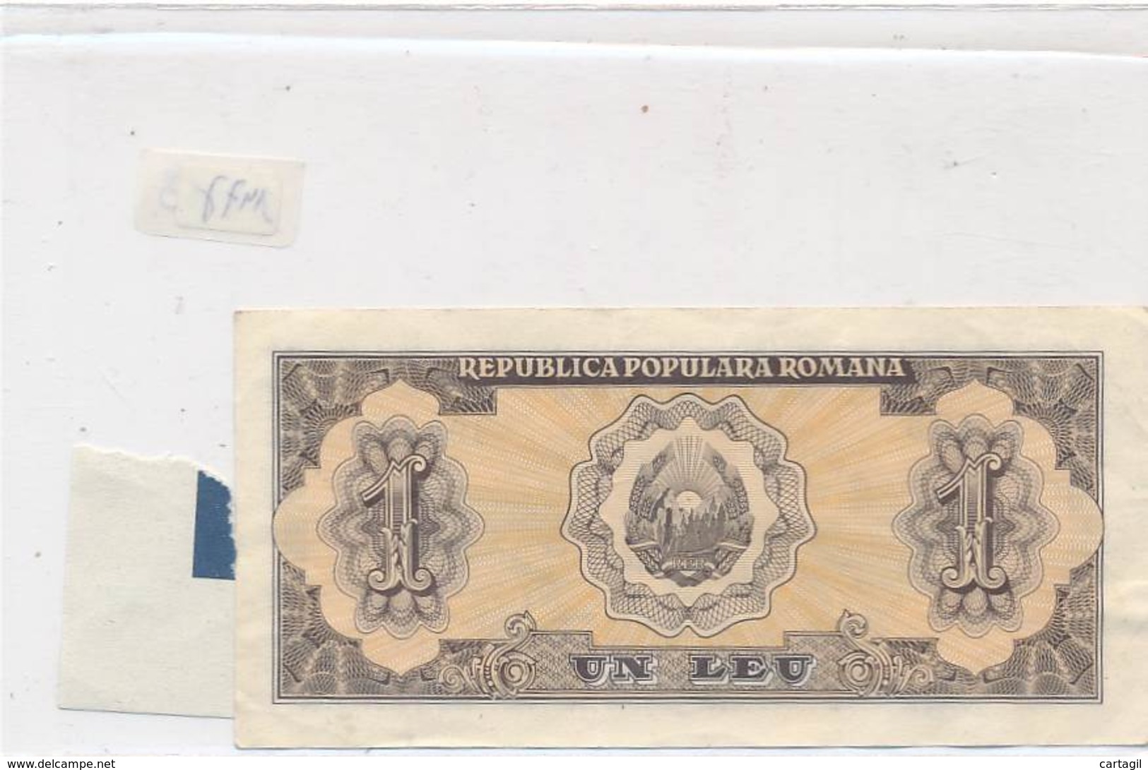 Billet - B3433 - Roumanie 1 Leu ( Catégorie,  Nature état ... Se Référer Au Double Scan) - Rumania