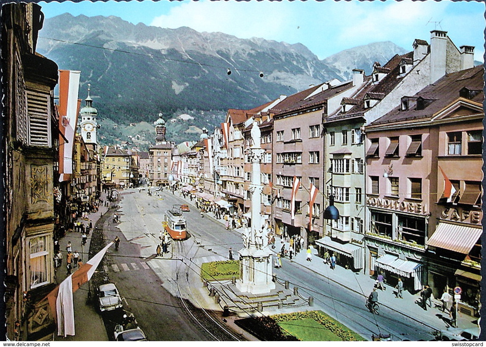 INNSBRUCK Maria-Theresia-Strasse Strassenbahn Auto - Innsbruck