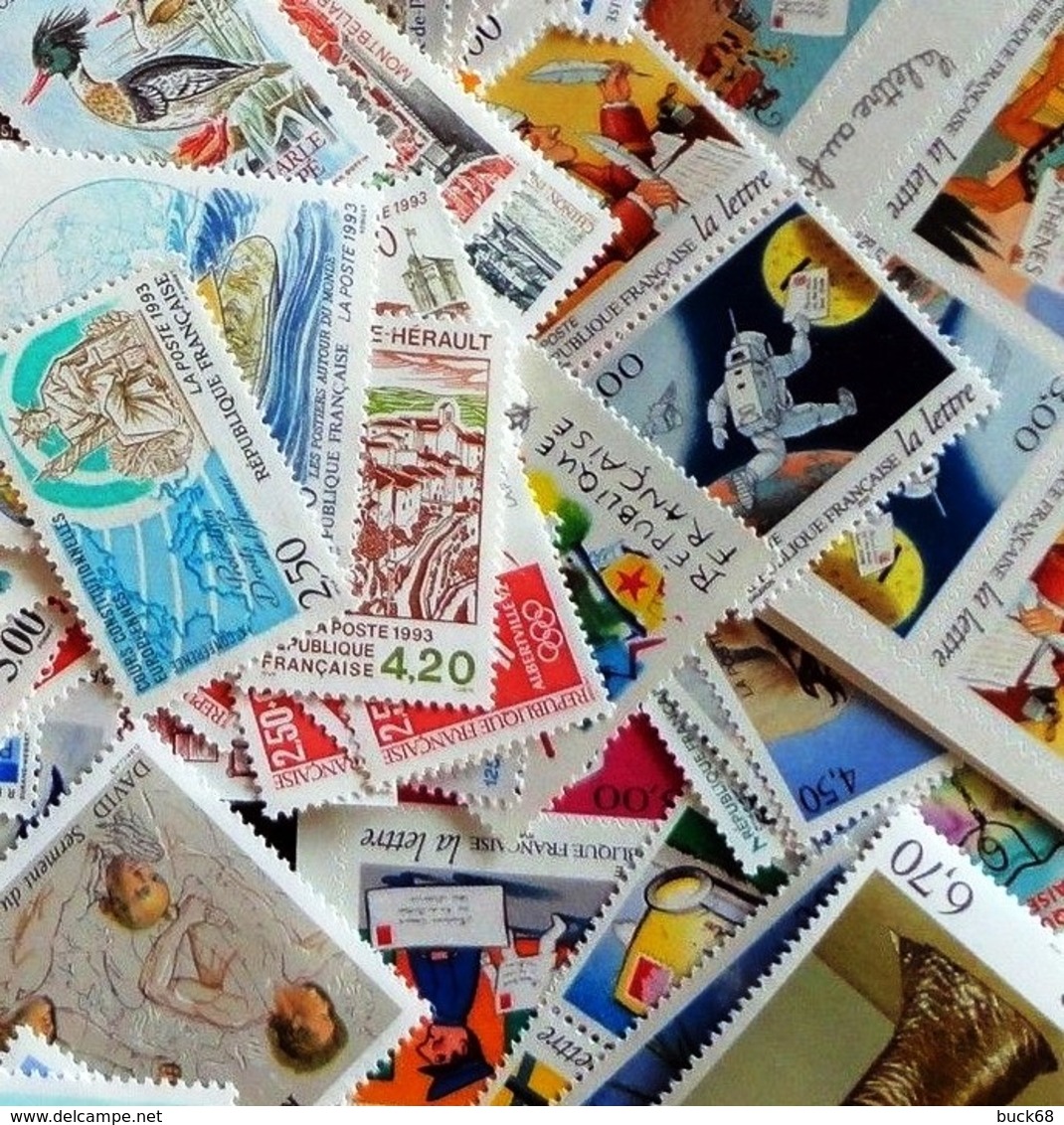 FRANCE Lot Timbres Neufs 100 Francs De Faciale à - 40% + Port Gratuit Suivi - Collezioni