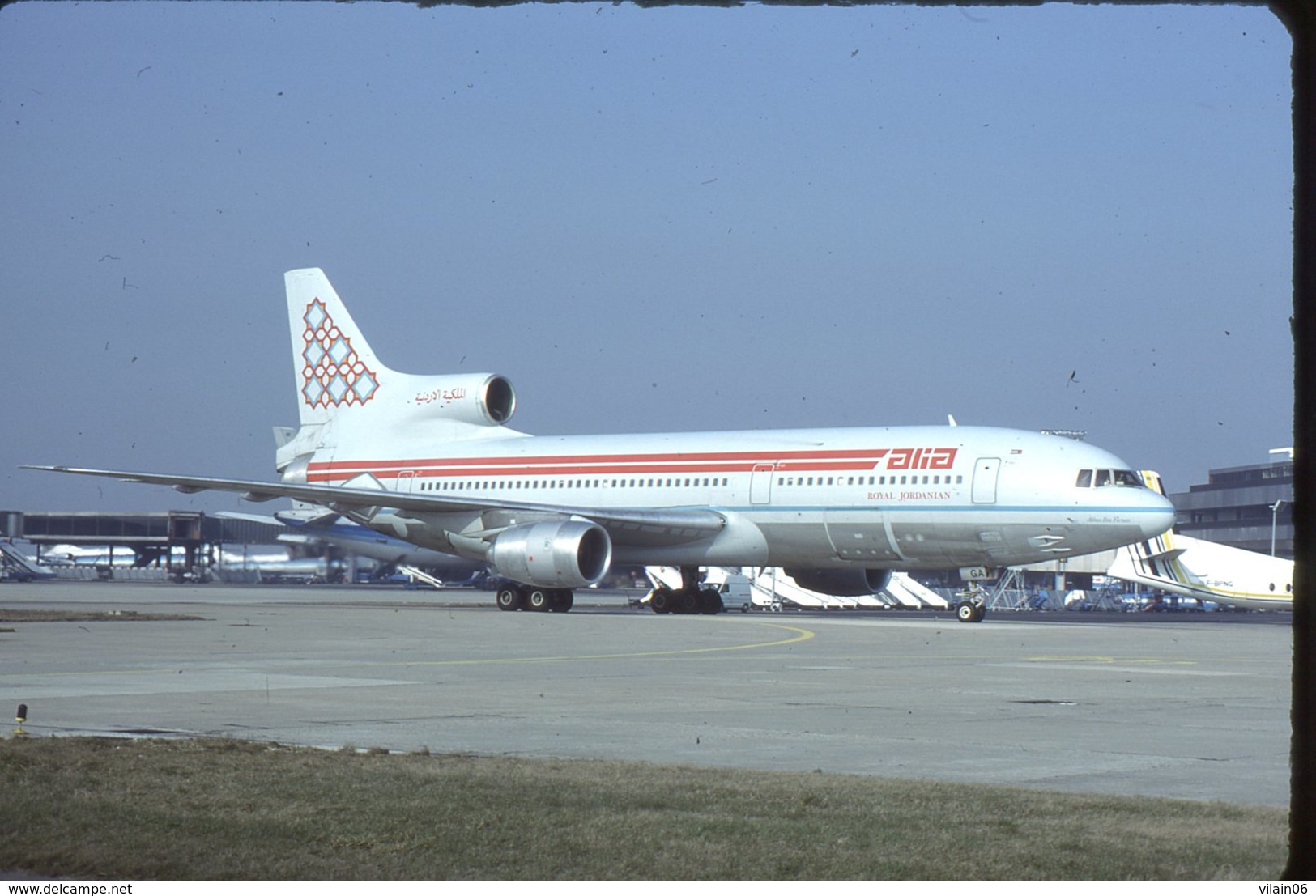 SLIDE / AVION / AIRCRAFT   KODAK  ORIGINAL   ALIA  TRISTARD  JY-AG? - Diapositives