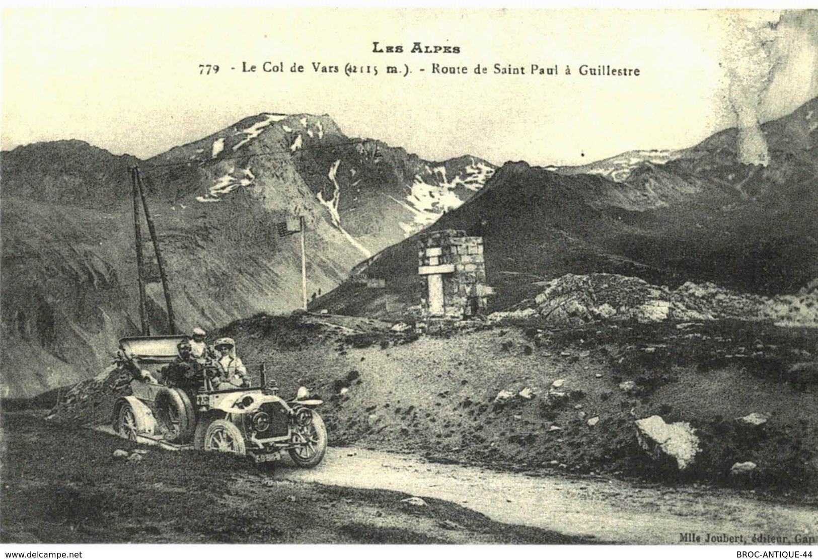 CPA N°24693 - LE COL DE VARS - ROUTE DE SAINT PAUL AGUILLESTRE - REPRODUCTION - Guillestre