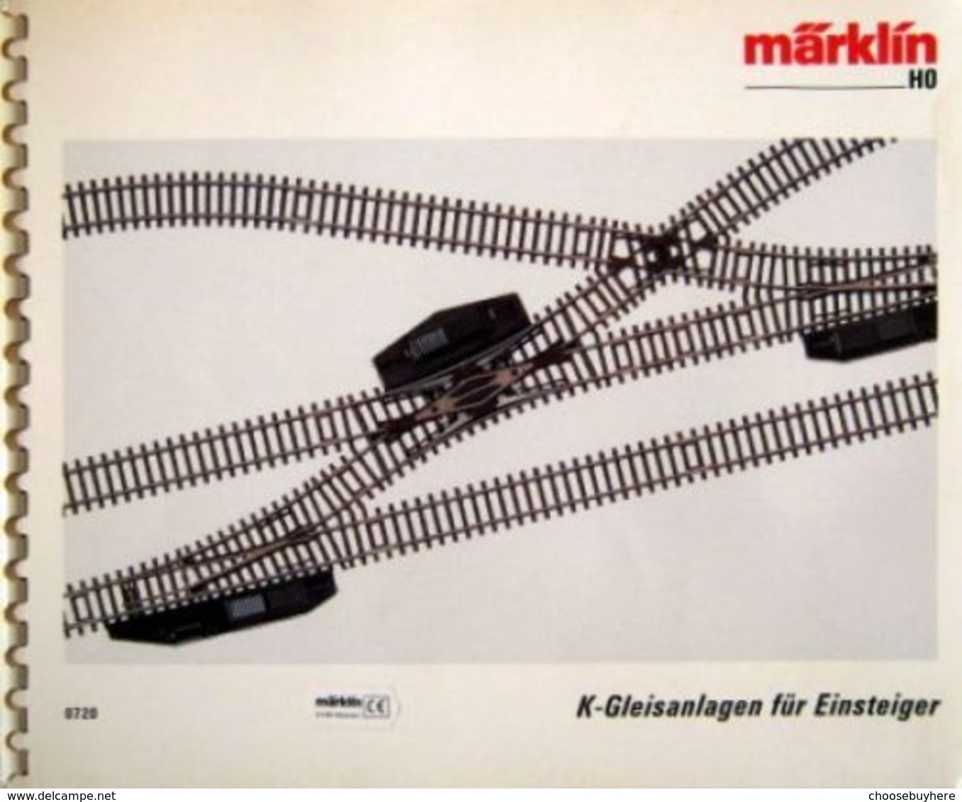 MÄRKLIN Gleisplan Gleispläne Gleisplanheft 1990 H0 K-Gleisanlagen 0720 - Rails