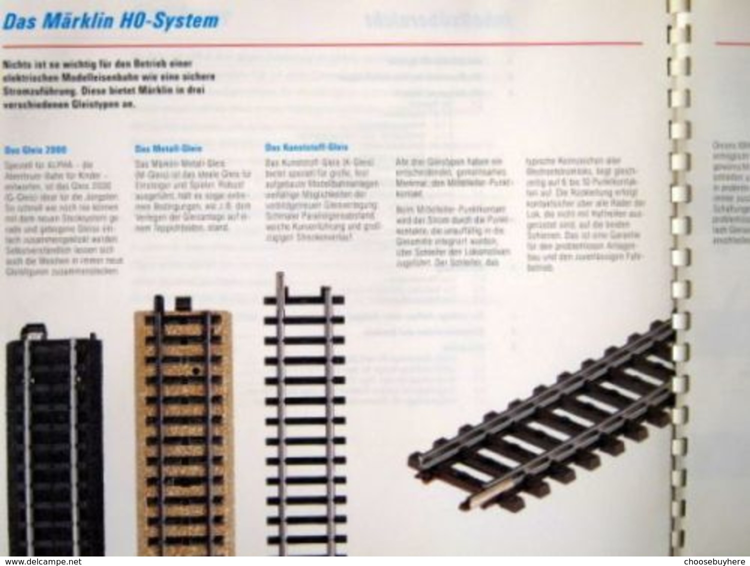 MÄRKLIN Gleisplan Gleispläne Gleisplanheft 1990 H0 K-Gleisanlagen 0720 - Rails