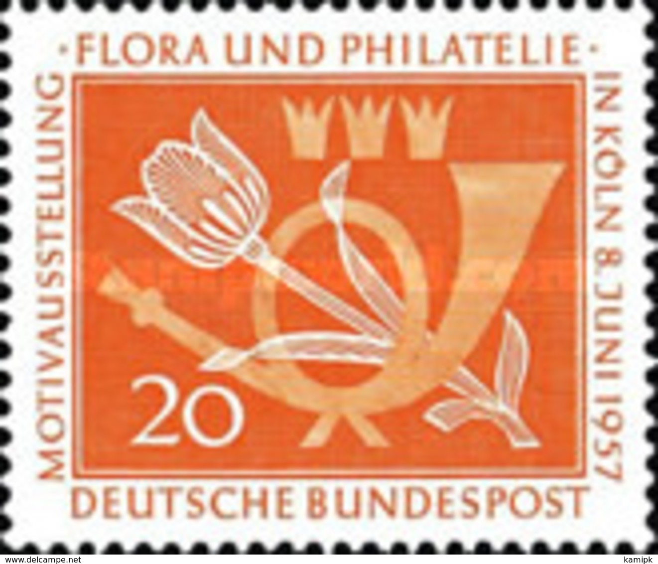 Germany - The Exhibition Of Flora And Philately -1957 - Used Stamps