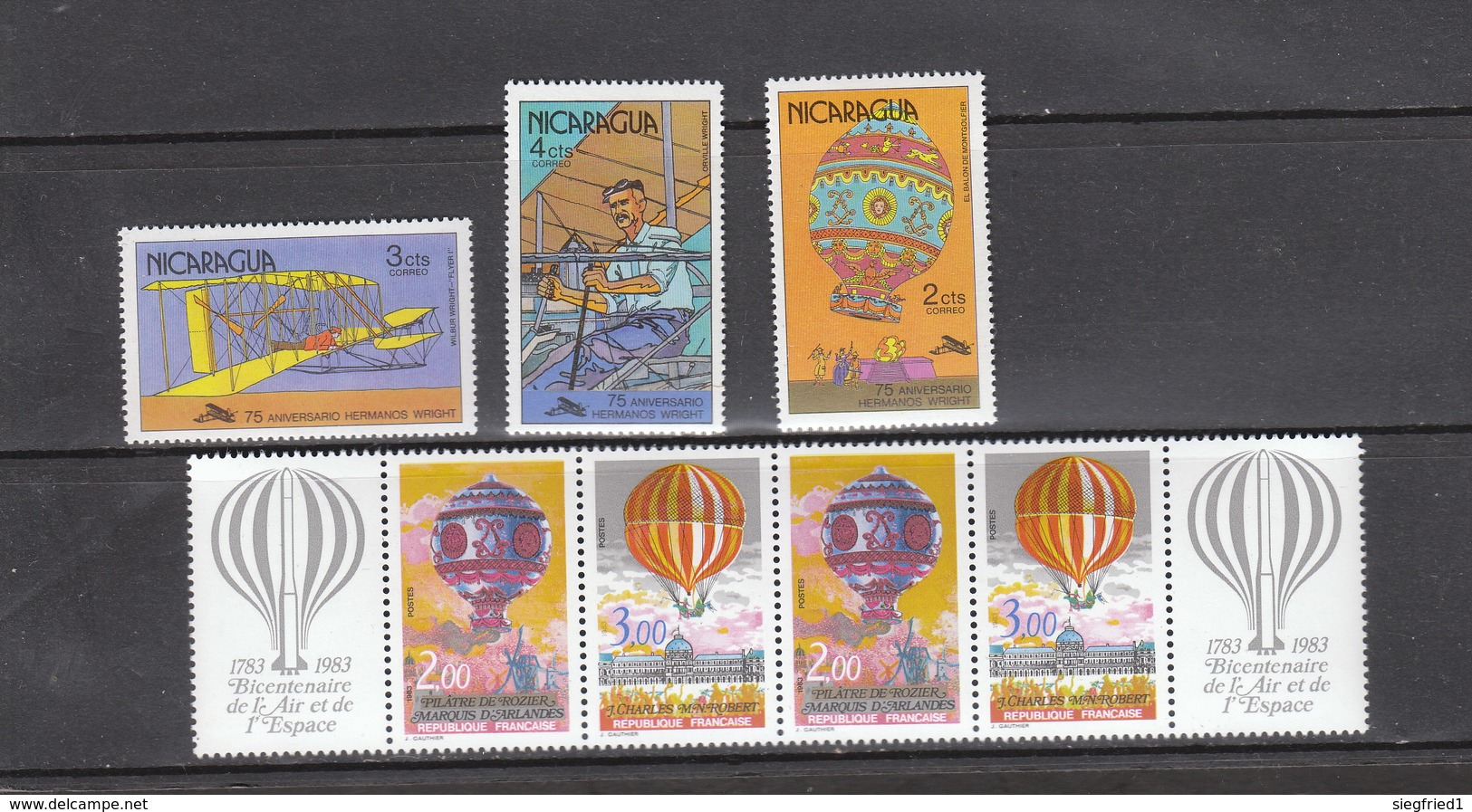 Europa Und Alle Welt ** Lot Von Ca 60 Briefmarken Ballon Und Flugpost - Sonstige - Europa