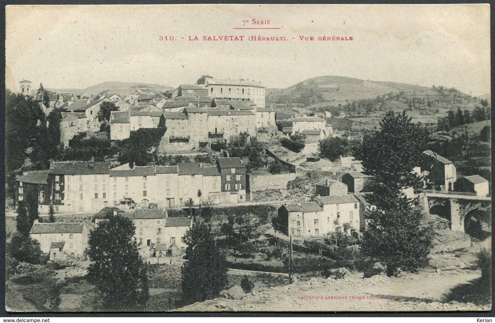 La Salvetat - Vue Générale - èe Série - Phototypie Labouche Fères N°310 - Voir 2 Scans - La Salvetat