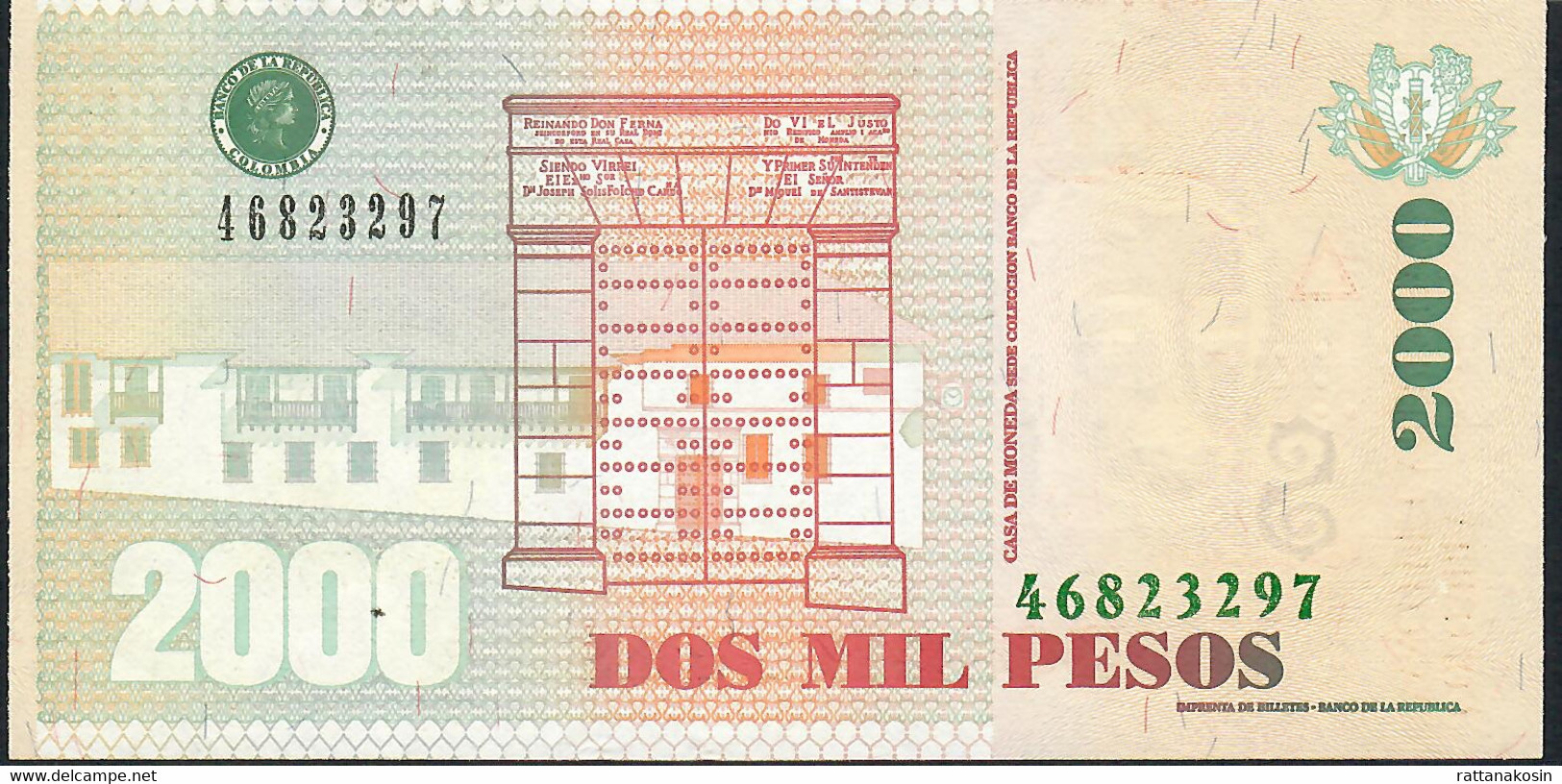 COLOMBIA PP457y 2000 PESOS 2014  UNC. - Colombia