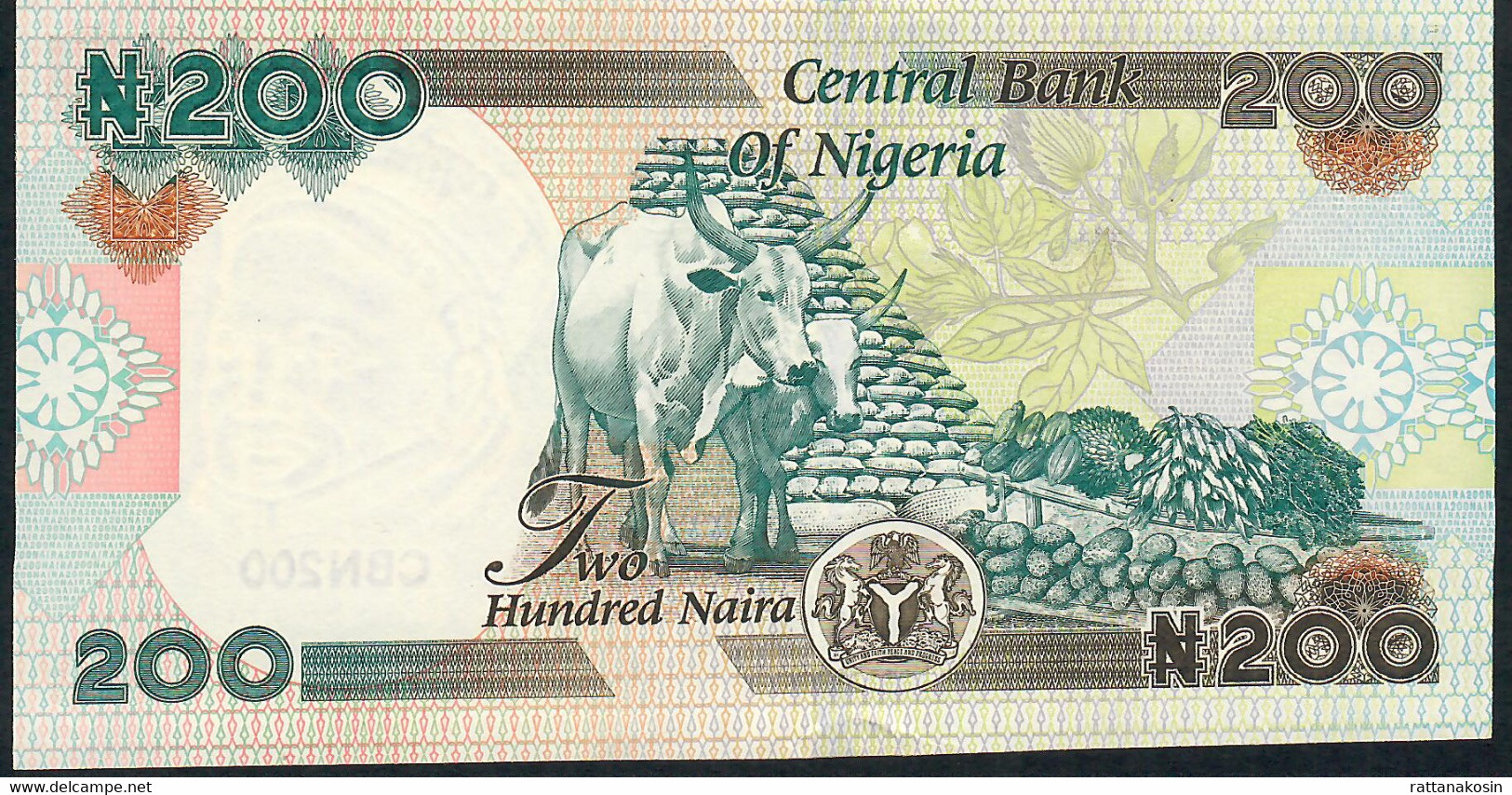 NIGERIA P29w 200 NAIRA 2017  #E/13 Signature 21   UNC. - Nigeria