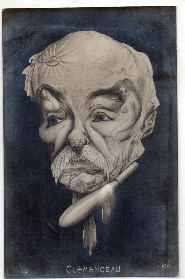 CPA   Caricature De  CLEMENCEAU - Figuren