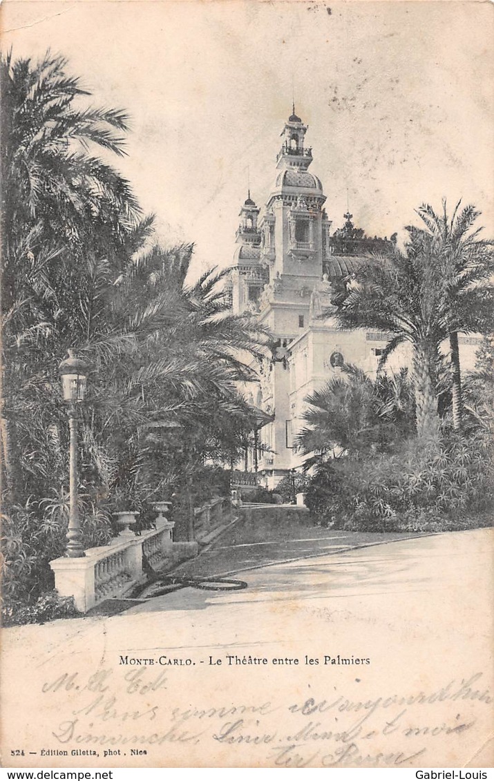 Monte-Carlo - Le Théâtre Entre Les Palmiers - 1901 - Opera House & Theather