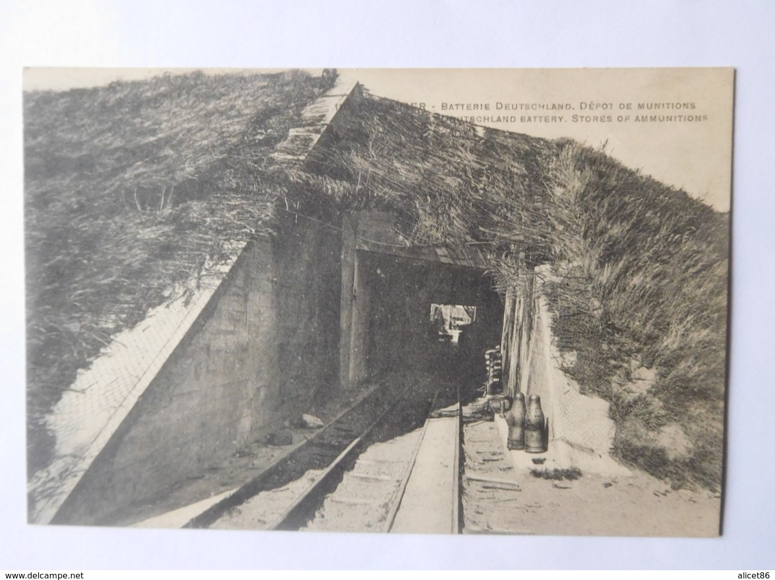 Coq-sur-Mer WW1 Batterie Deutschland - Dépôt De Munitions Vers 1918 - De Haan