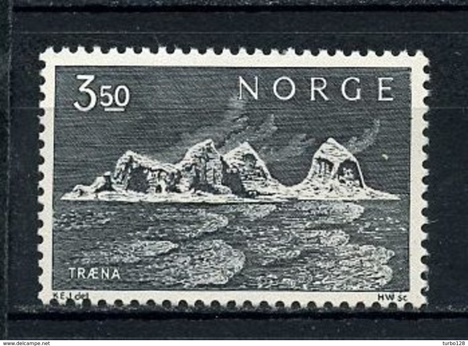 NORVEGE 1969 N° 542 ** Neuf MNH Superbec 2,25 € îles Traena Littoral Nord Paysage Landscape - Neufs