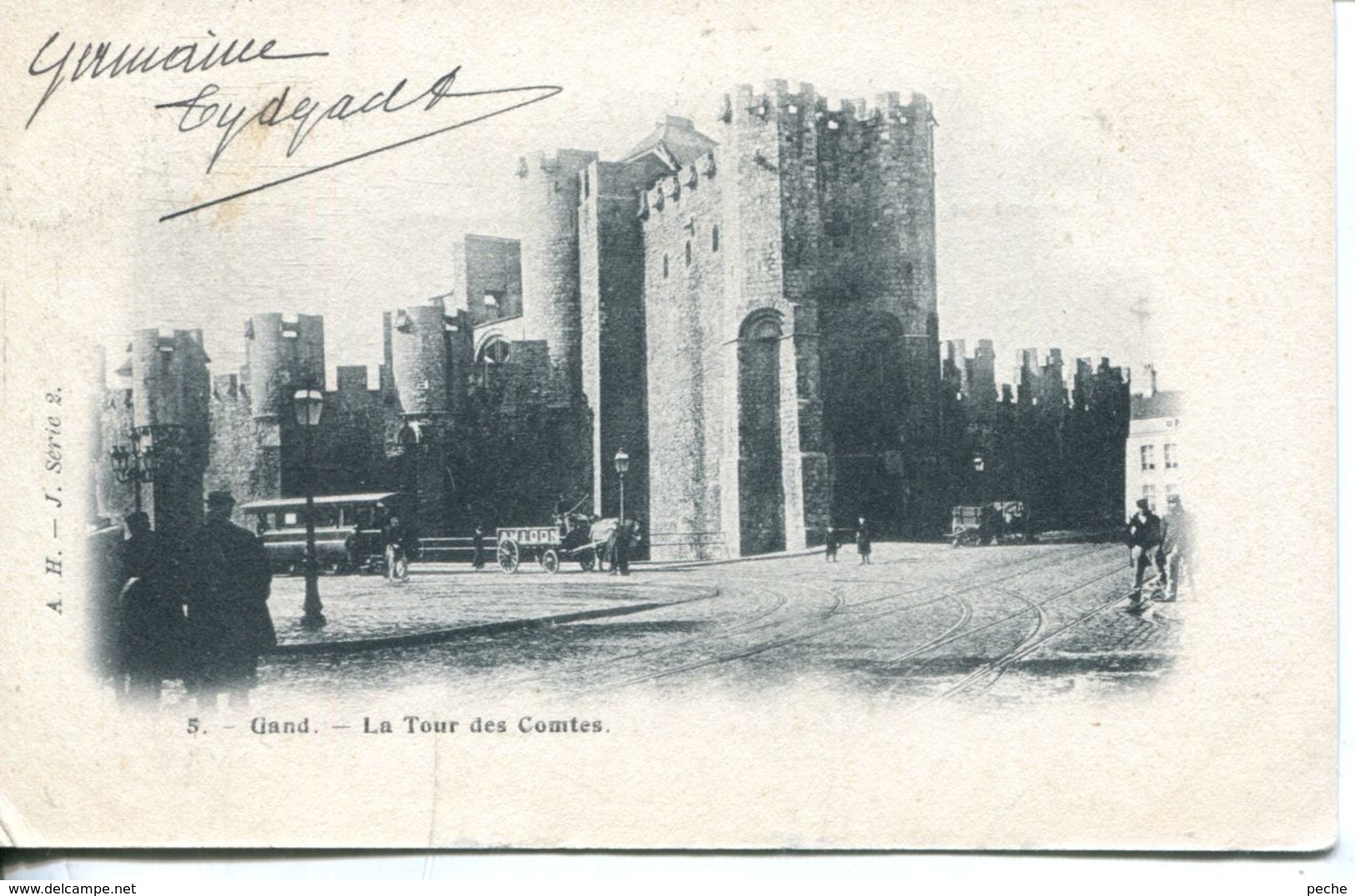 N°70081 -cpa Gand -la Tour Des Comtes- - Gent