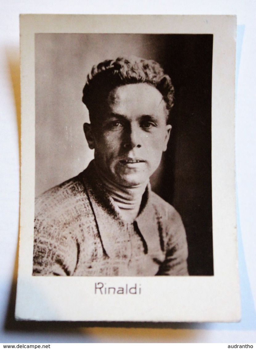 Belle Chromo Photo Cyclisme Tour De France 1933 Cycliste Gaspard Rinaldi Loriot Ets Ungemach Strasbourg - Ciclismo