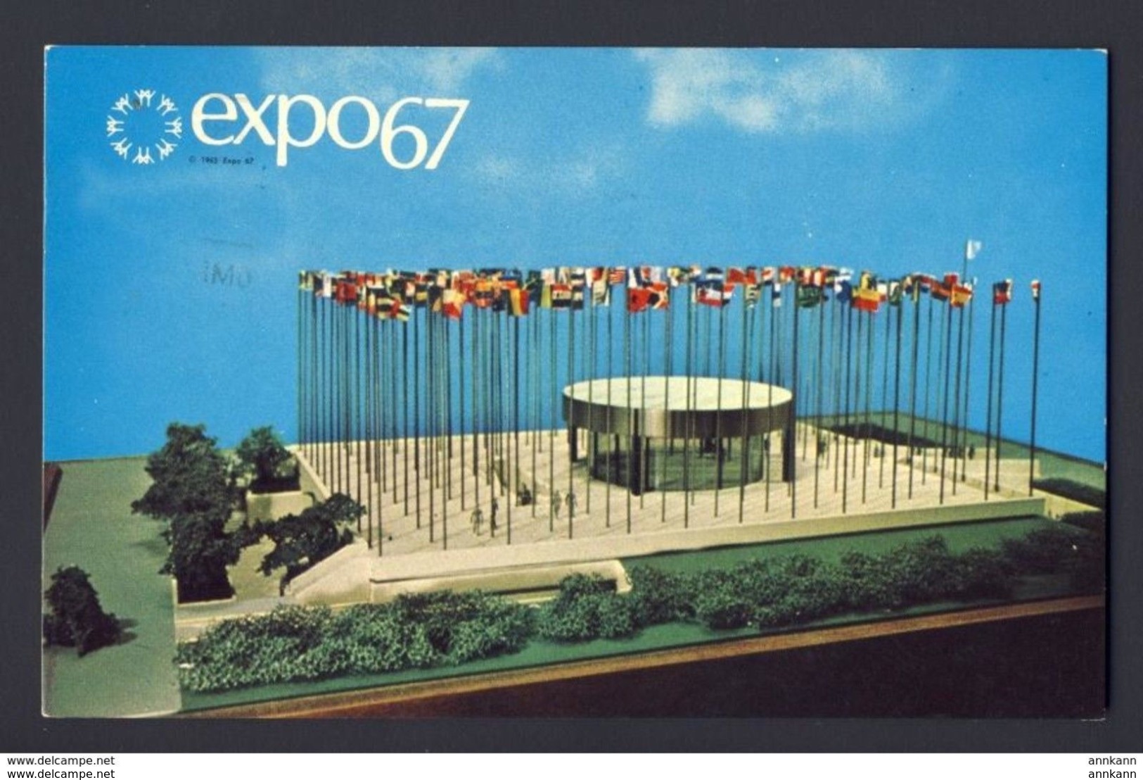 UN Pavilion Cancel, Stamp​ - EXPO67 Montreal Canada 1967 Exposition - Montreal