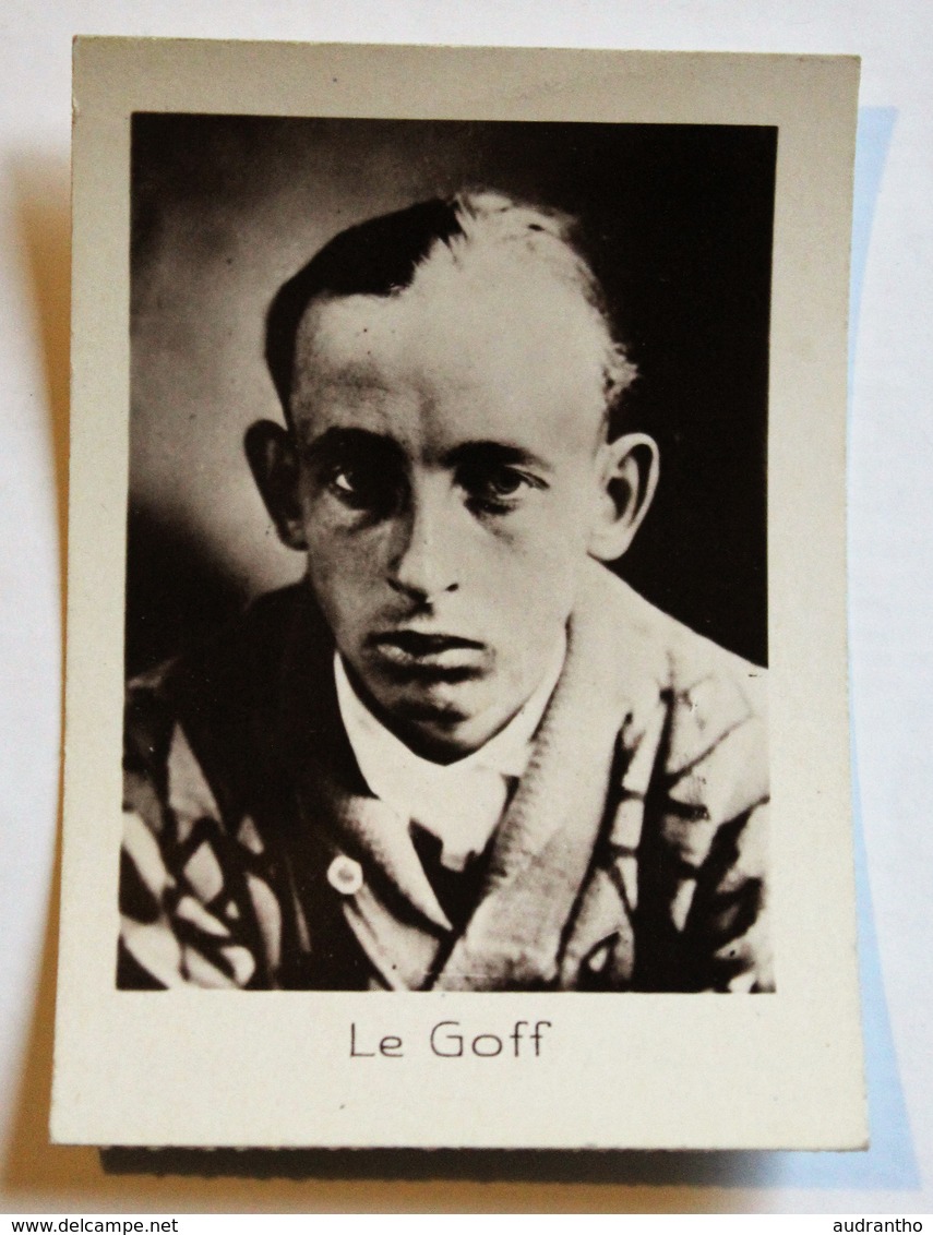 Belle Chromo Photo Cyclisme Tour De France 1933 Cycliste Eugène Le Goff Loriot Ets Ungemach Strasbourg - Cycling