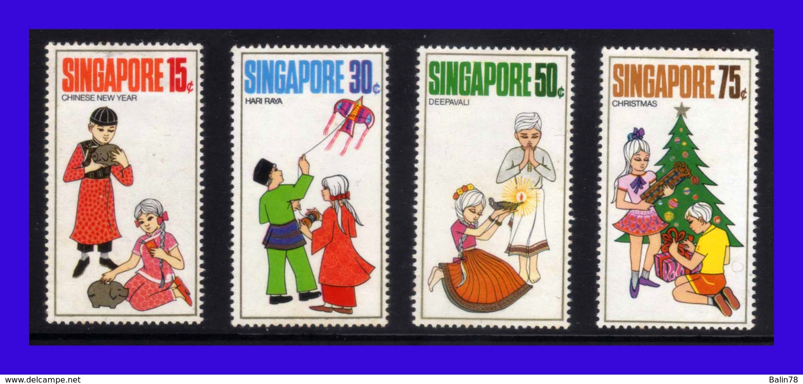 1971 - Singapur - Sc. 138 - 141 - MLH - SI- 137 - Singapur (1959-...)