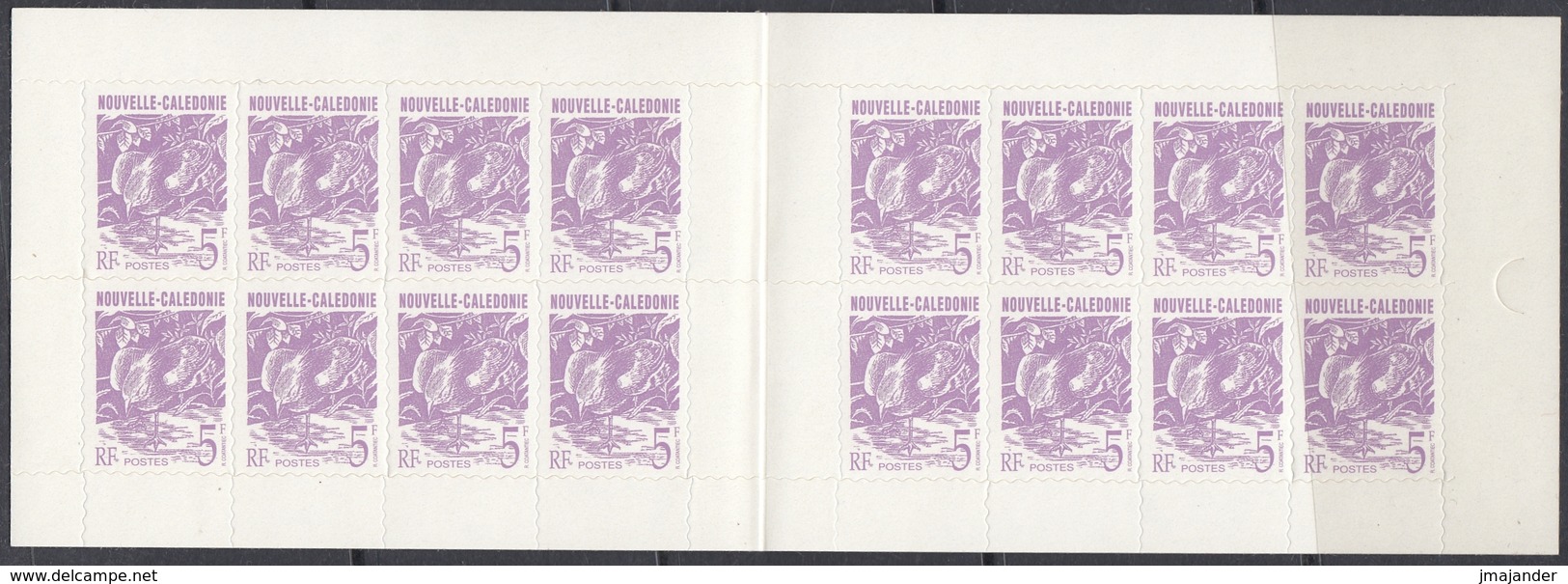 New Caledonia 1994 - Definitive Stamps: Kagu - Booklet (Mi 990) ** MNH - Markenheftchen