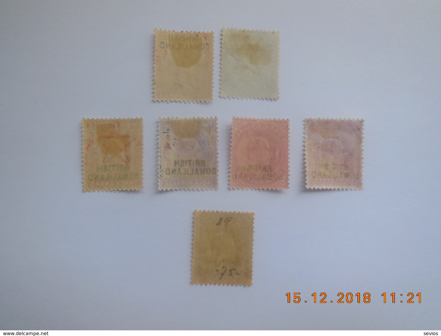 Sevios / Groot Brittannie  / **, *, (*) Or Used - Somaliland (Protectorate ...-1959)