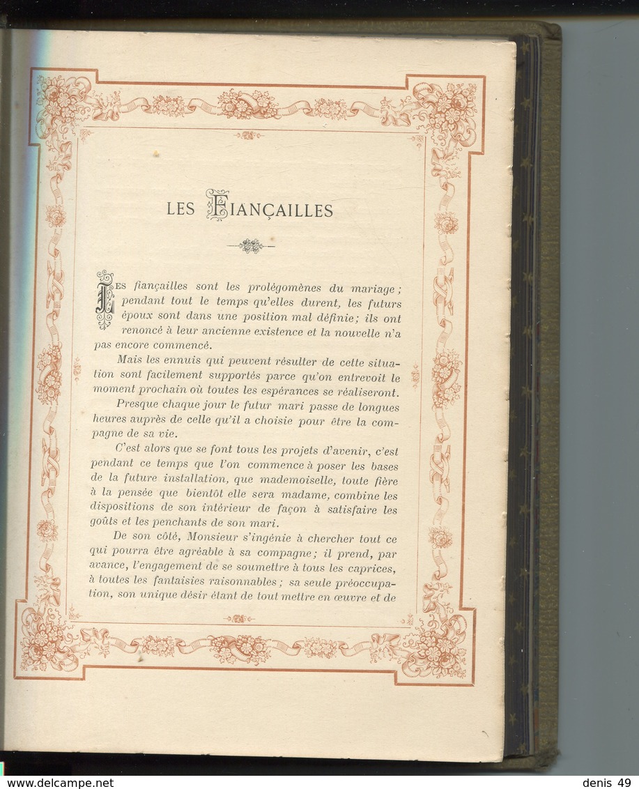 Publicité Commerces Paris Le  Livre Du Mariage  1885 - 1801-1900