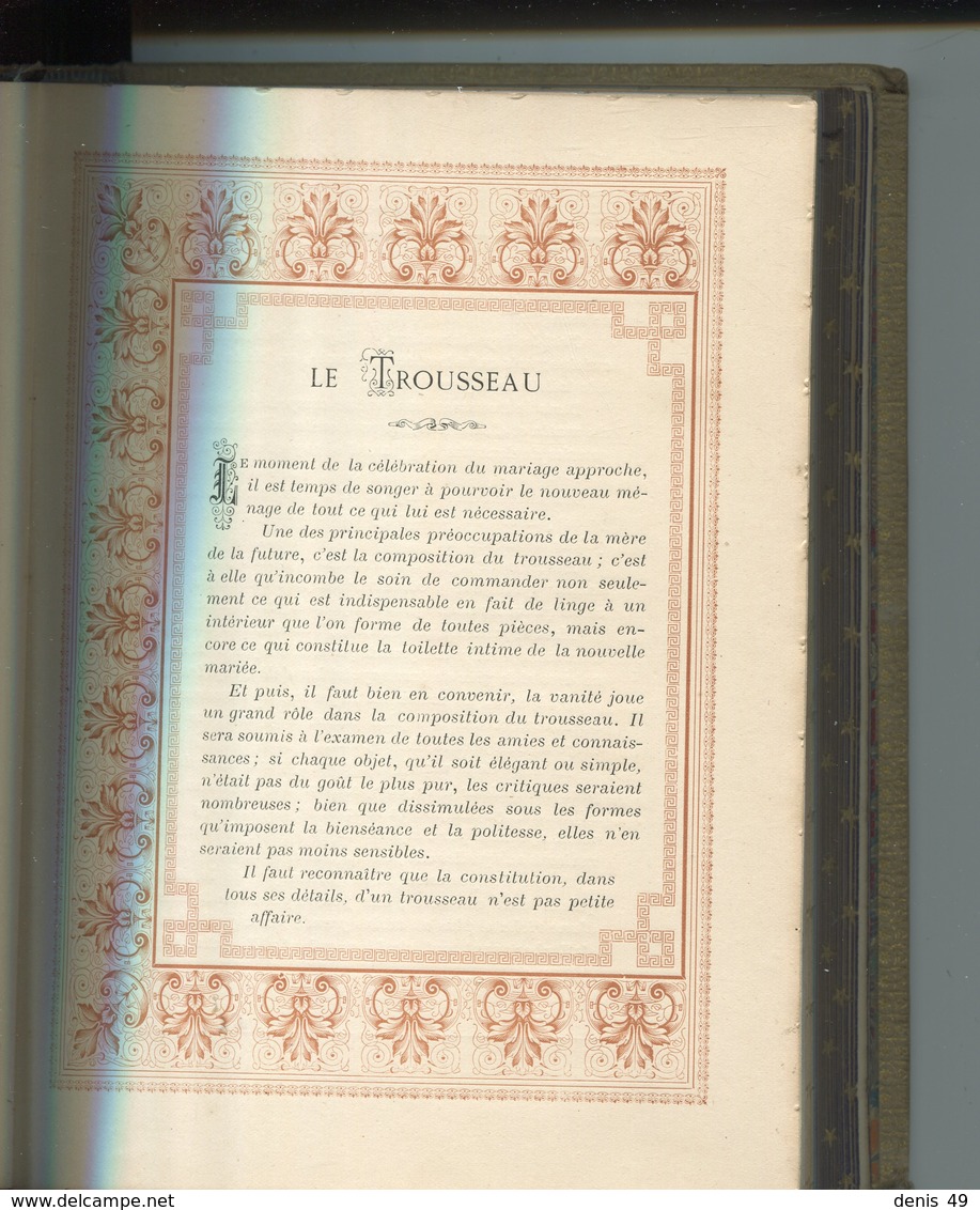 Publicité Commerces Paris Le  Livre Du Mariage  1885 - 1801-1900