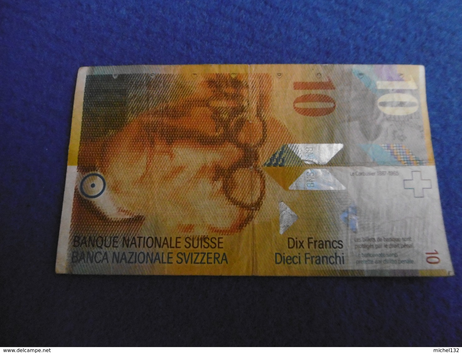 10FRANCS LE CORBUSIER - Suisse