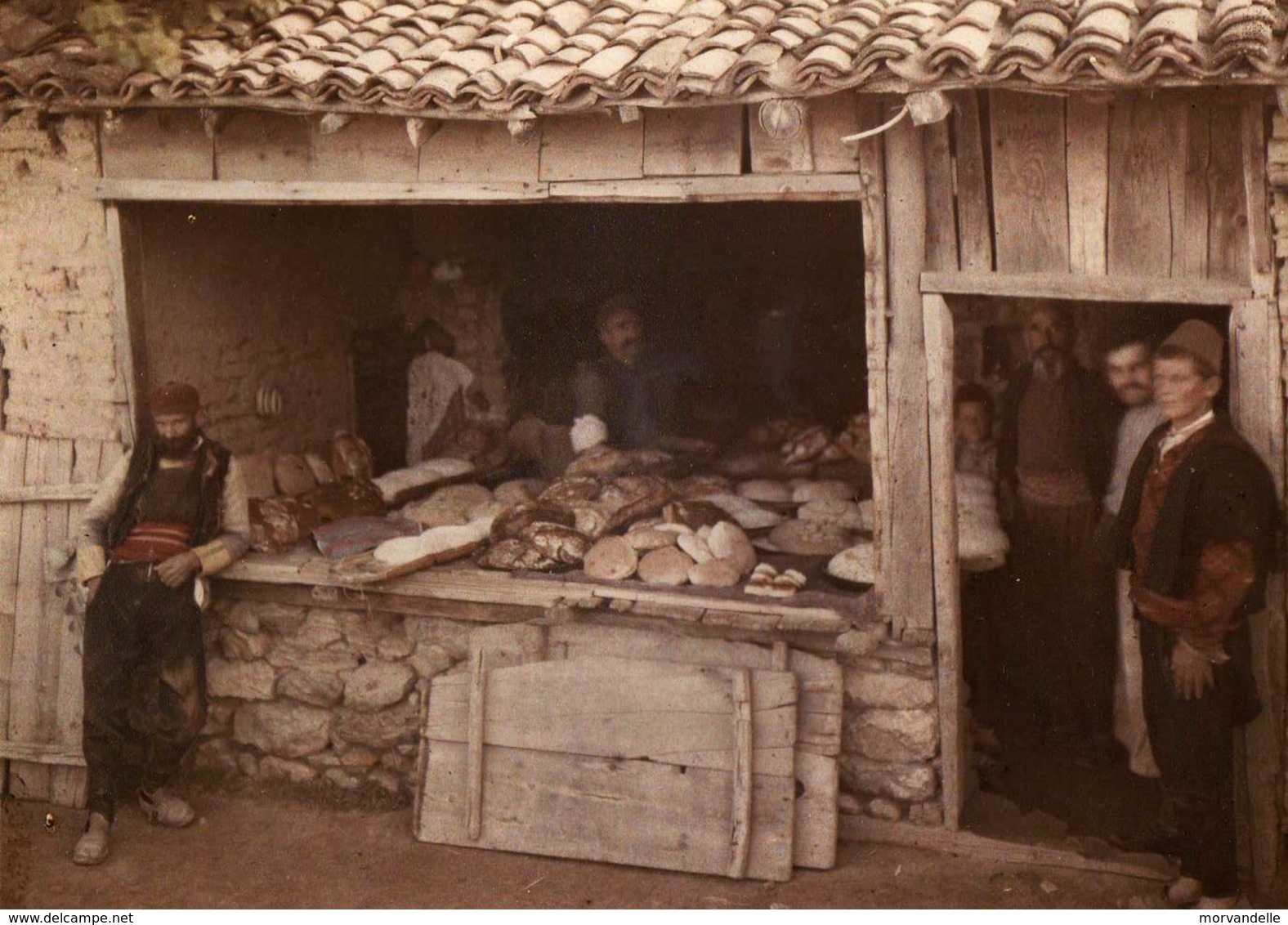 YOUGOSLAVIE - BOULANGERIE De VILLAGE D'OHRID à STRUGA - Photo Auguste LEON 1913 - Coll. Albert KAHN - - Artigianato