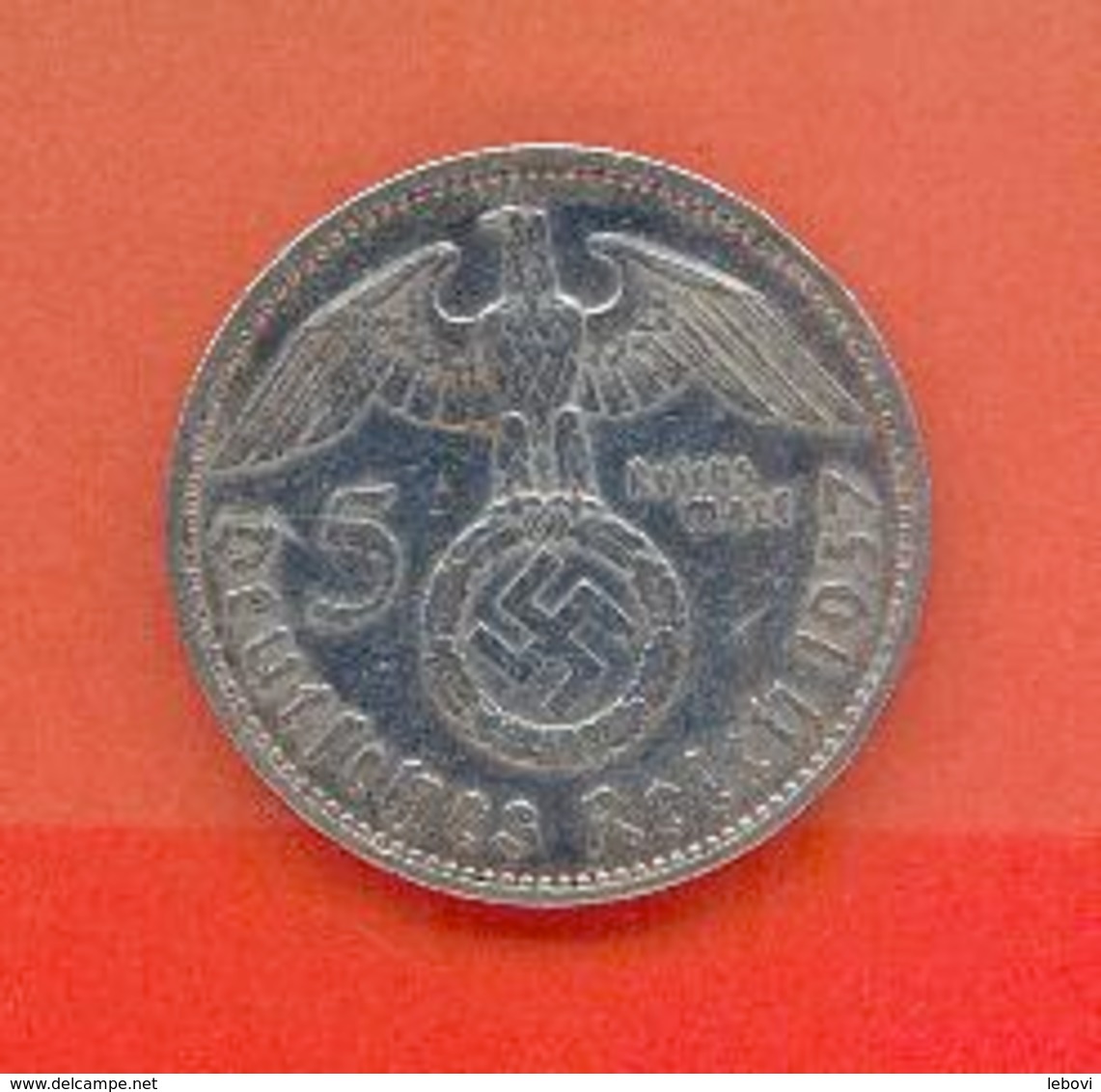 ALLEMAGNE - DEUTSCHESREICH : 5 REICHSMARK 1937 A - 5 Reichspfennig