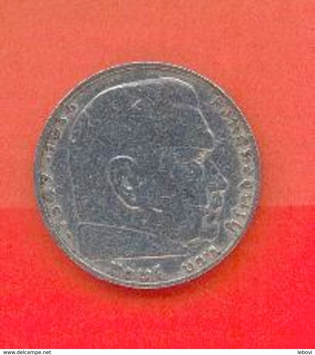 ALLEMAGNE - DEUTSCHESREICH : 2 REICHSMARK 1937 A - 2 Reichsmark