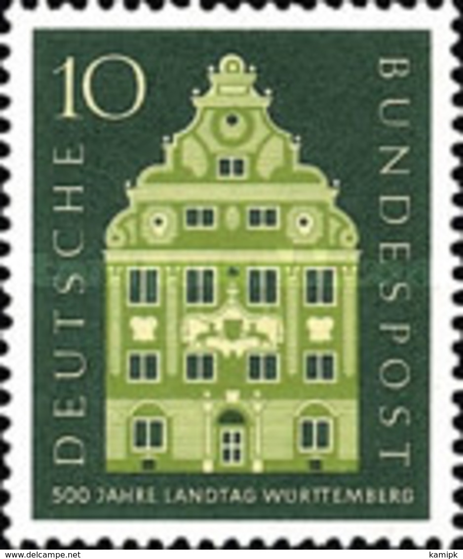 Germany - The 500th Anniversary Of The Württemberg - 1957 - Used Stamps