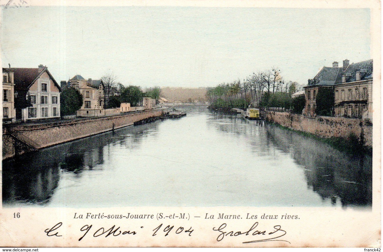 77. La Ferté Sous Jouarre. La Marne. Les 2 Rives. Coin Bas Gauche Abimé - La Ferte Sous Jouarre