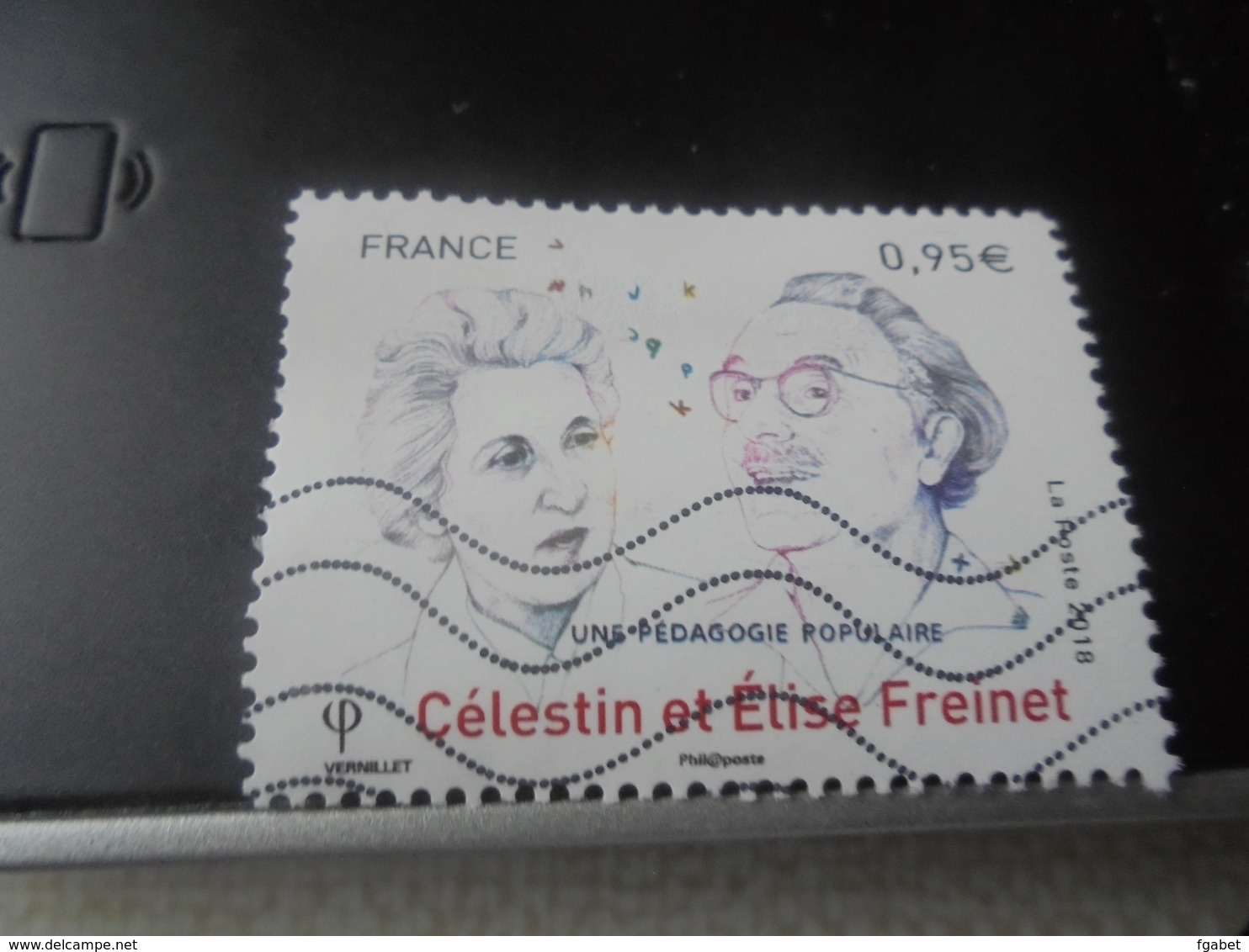 CELESTIN ET ELISE FREINET (2018) - Oblitérés