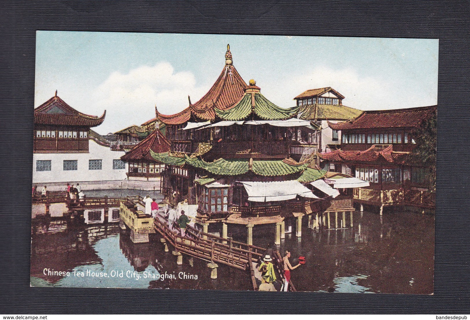 Vente Immediate Chine China Shanghai Chinese Tea House Old City  ( Animée Burr Photo Co) - Chine