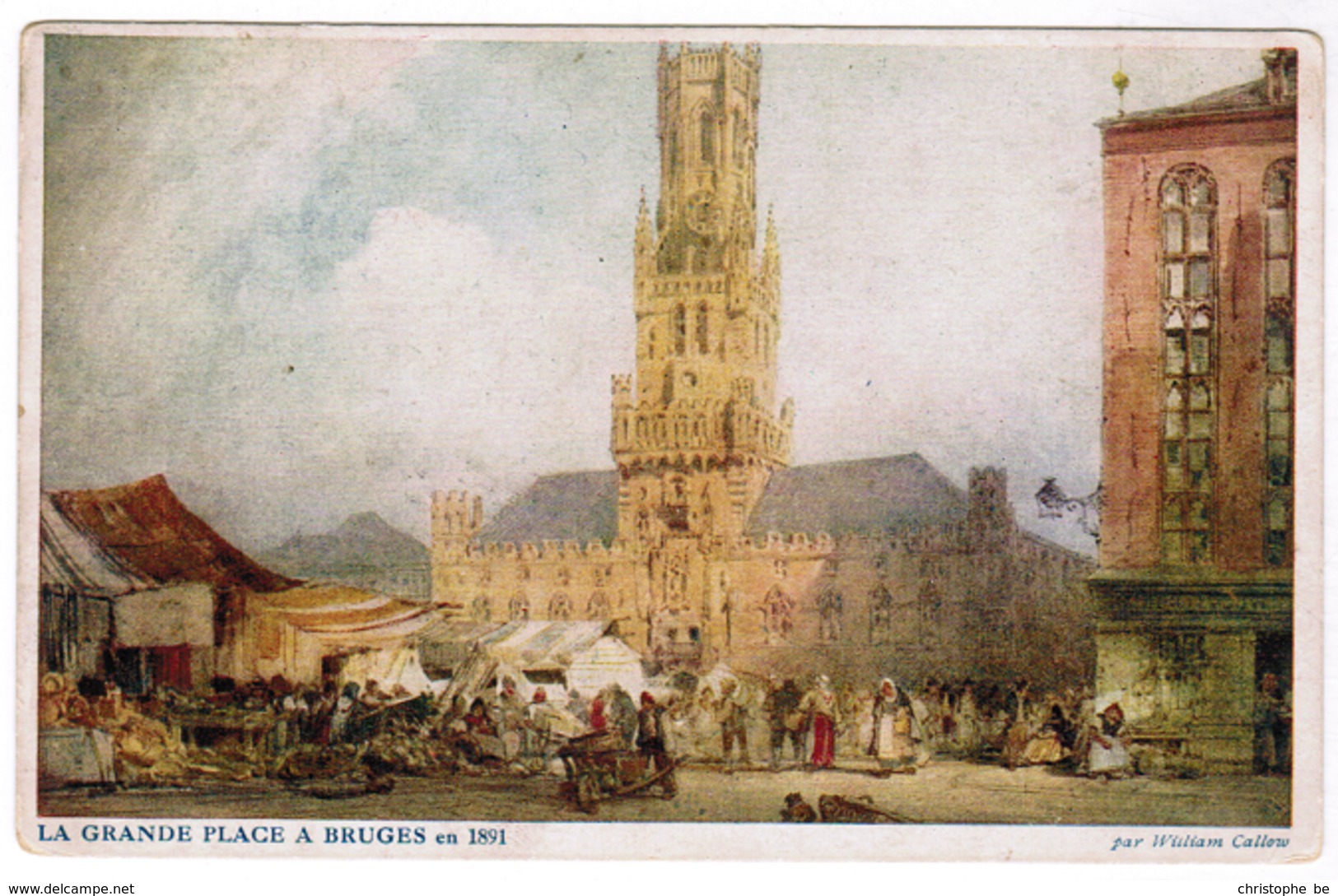 Brugge,  Bruges, La Grande Place A Bruges En 1891 (pk52249) - Brugge