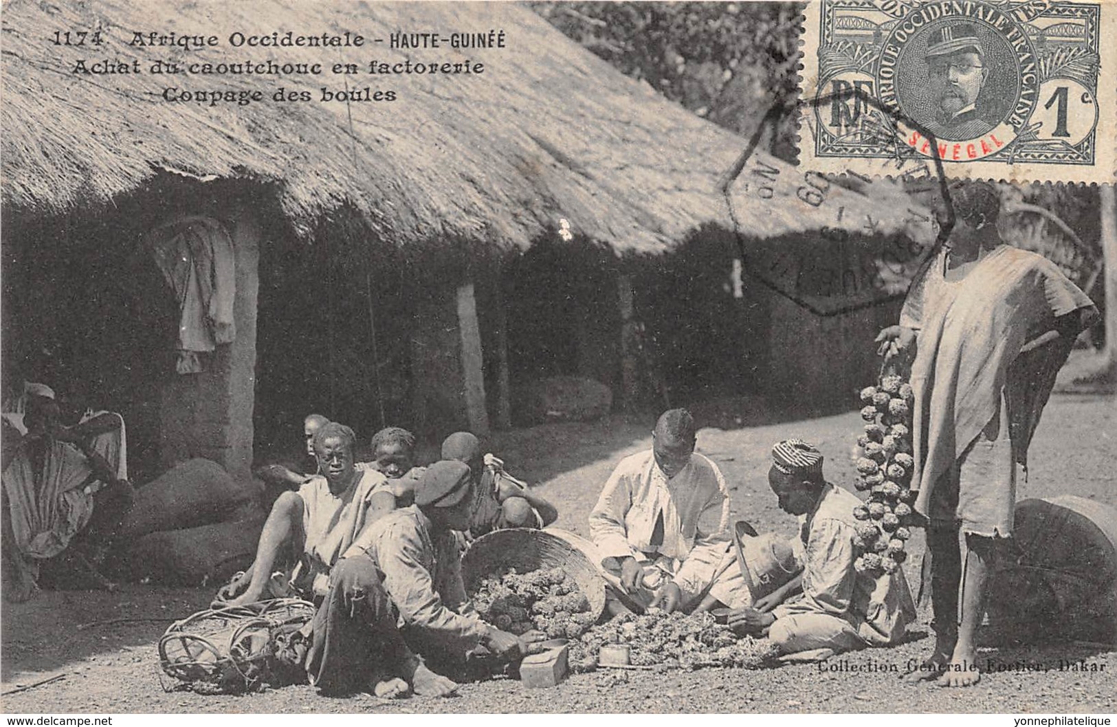 Guinée  Française / Ethnic - Belle Oblitération - 104 - Achat Du Caoutchouc - French Guinea