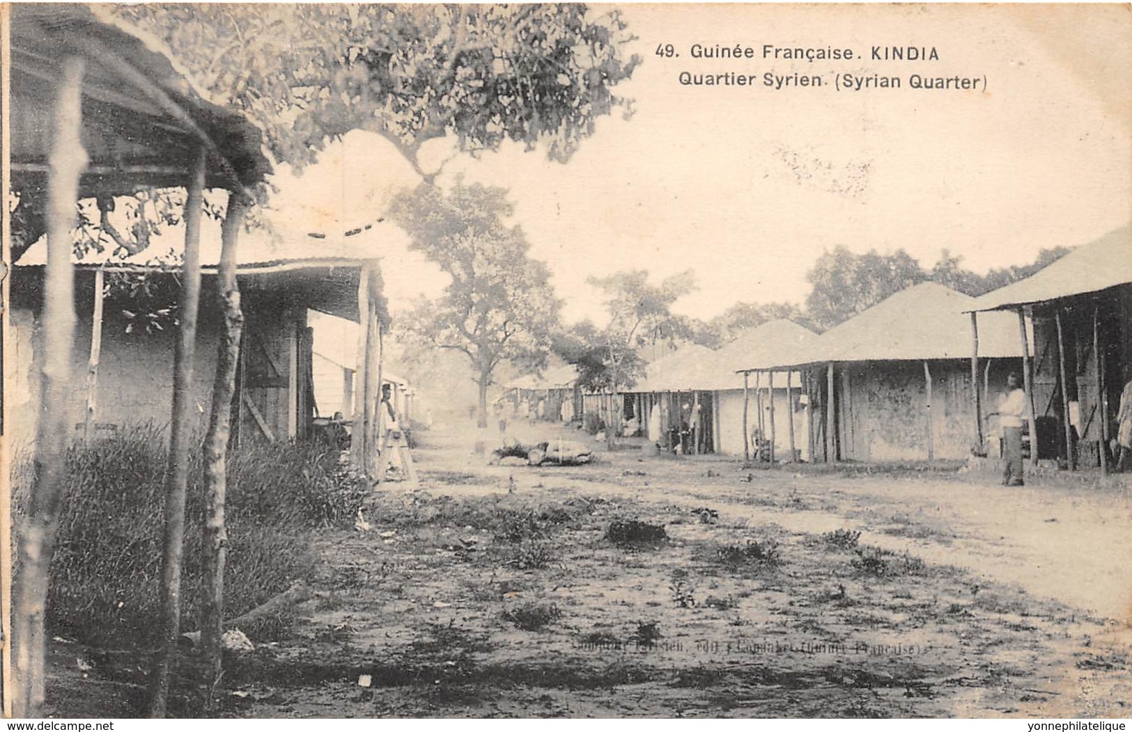 Guinée  Française / Topo - 116 - Kindia - Quartier Syrien - French Guinea