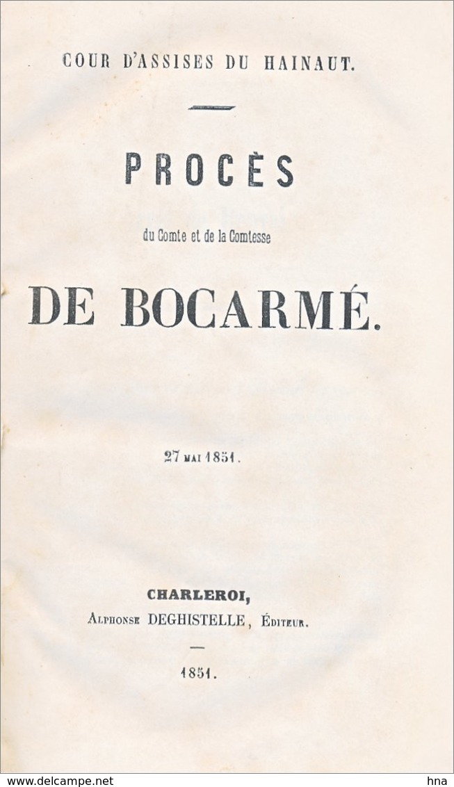 Empoisonnement Criminel... à La Nicotine - 1801-1900
