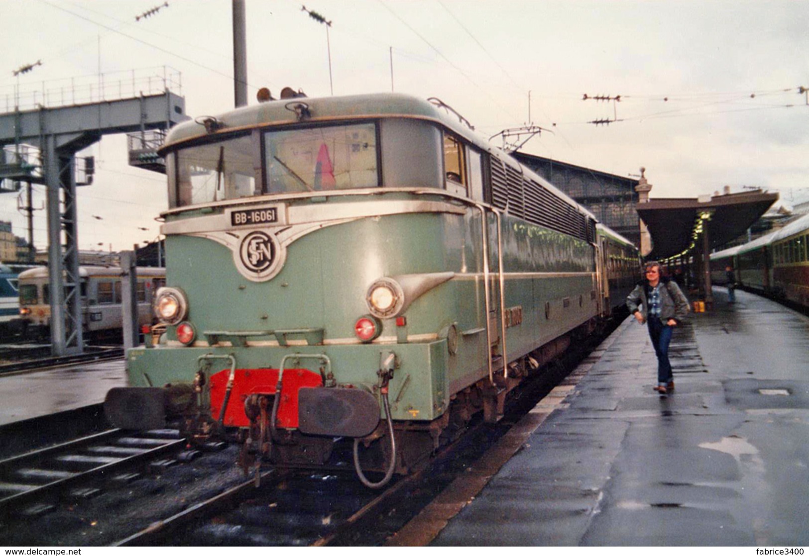 Paris Nord BB 16000 Photo 10 X 15 - Trains