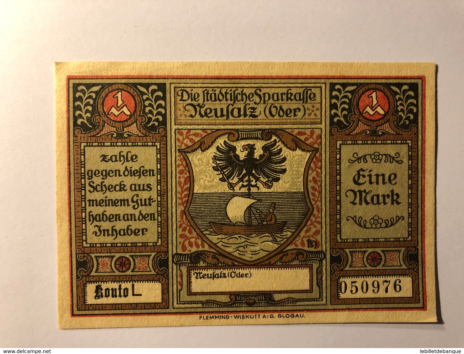 Allemagne Notgeld Allemagne Neusalz 1 Mark - Collections