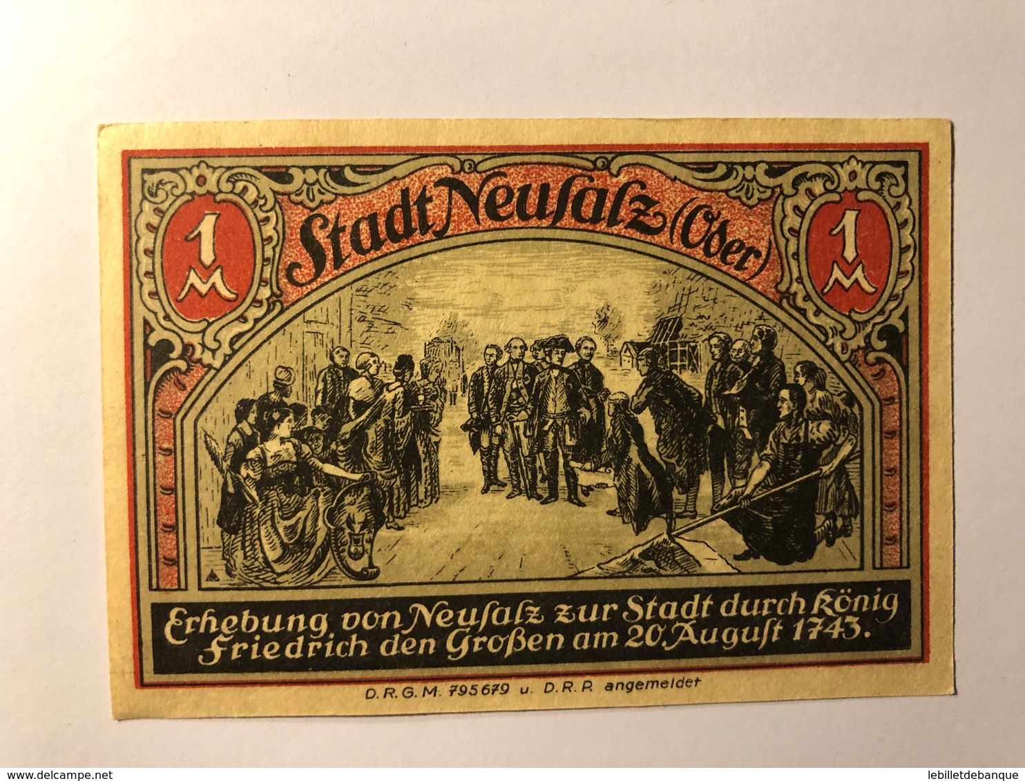 Allemagne Notgeld Allemagne Neusalz 1 Mark - Collections