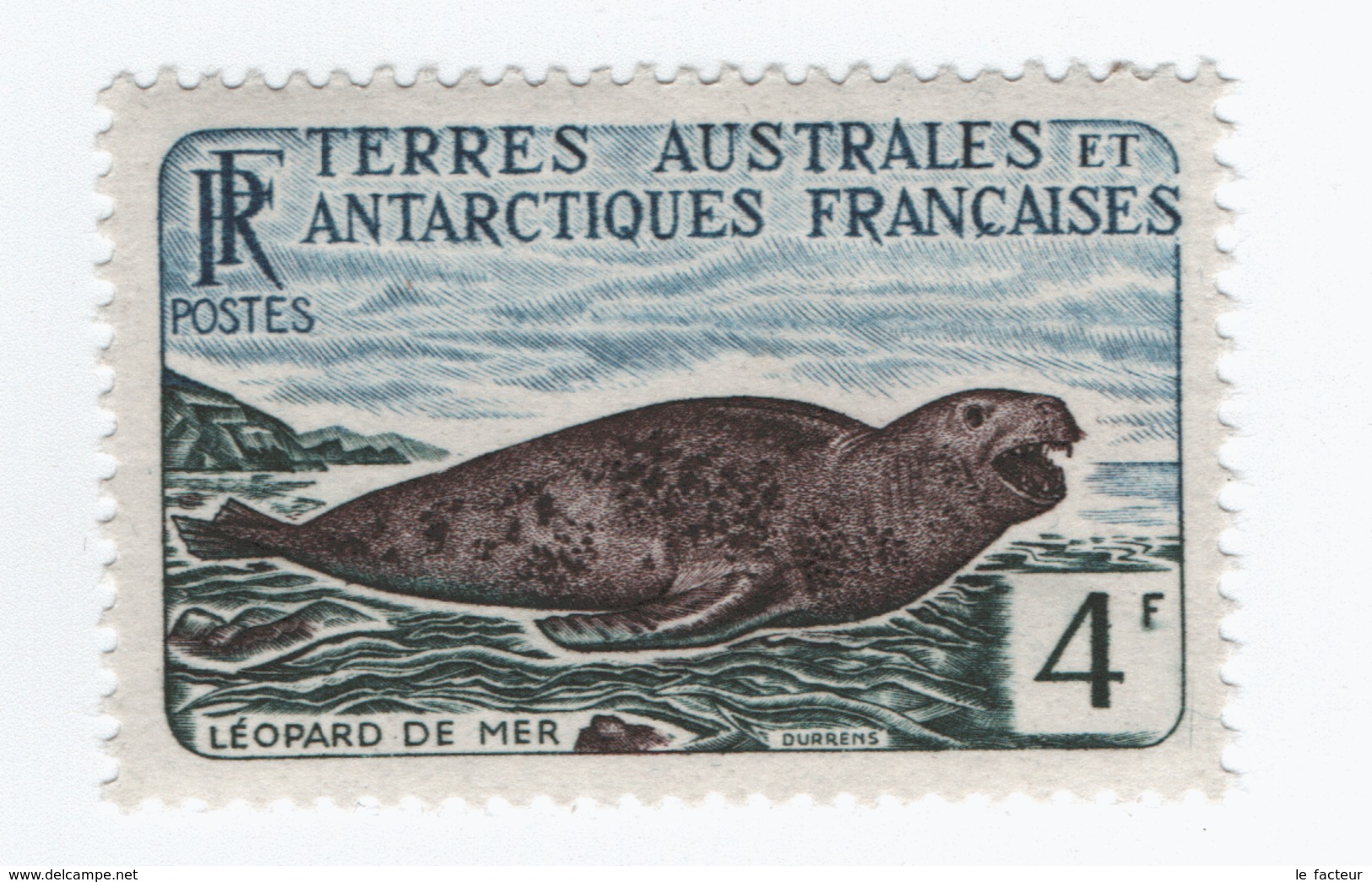 VP8L3 TAAF FSAT Antarctique Neufs°° MNH Leopard De Mer N°13B  1959 - Neufs