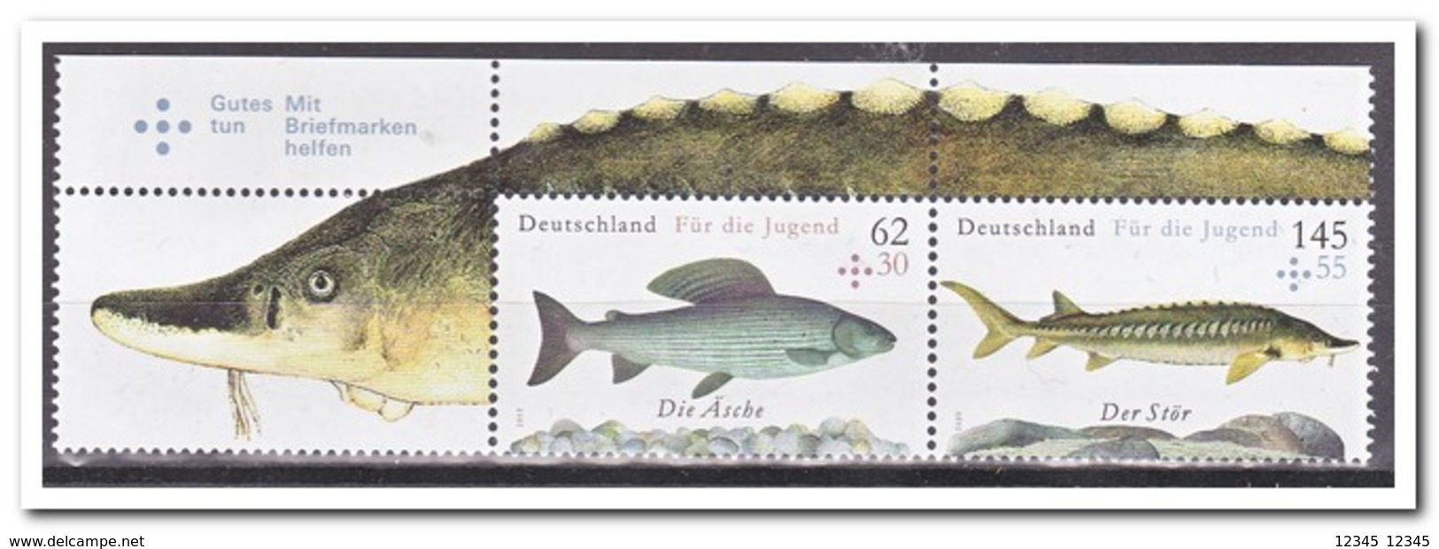 Duitsland 2015, Postfris MNH, MI 3169+71, Fish ( Combination ) - Ongebruikt