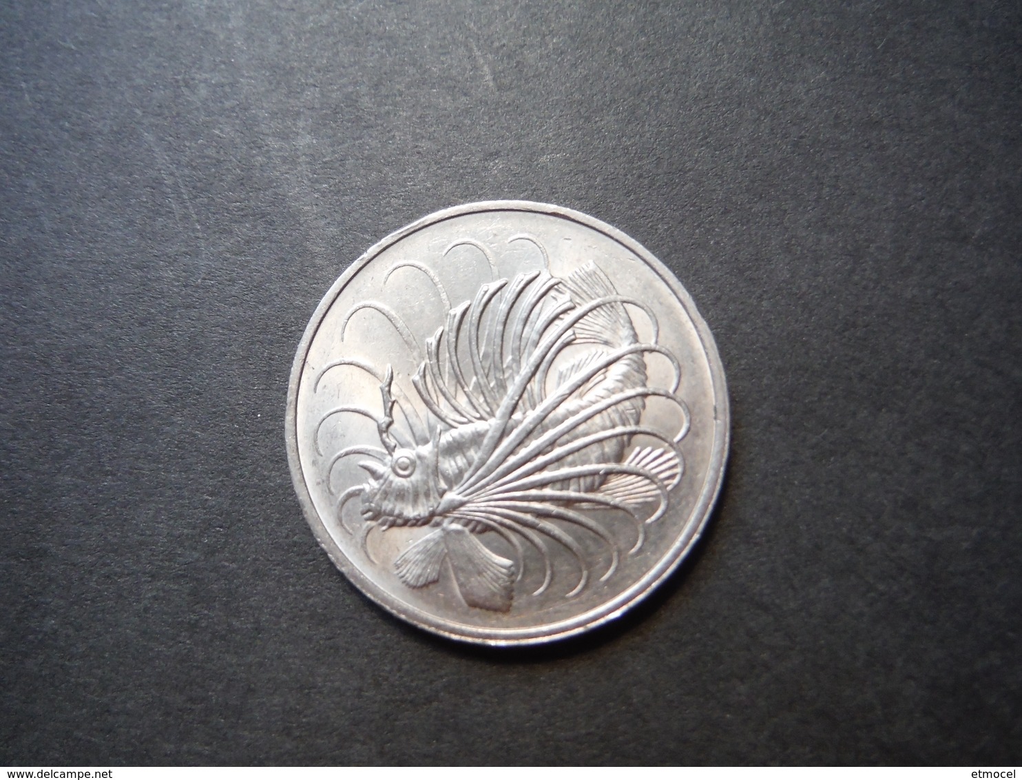 M17    50 Cents 1974 - Singapore - "Lionfish" - Singapour